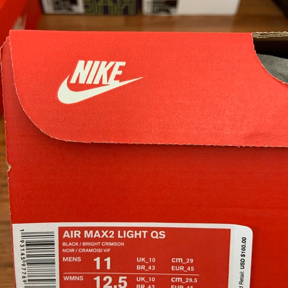 Brand new air max 2 light atmo qs size 11 men’s - Picture 6 of 6